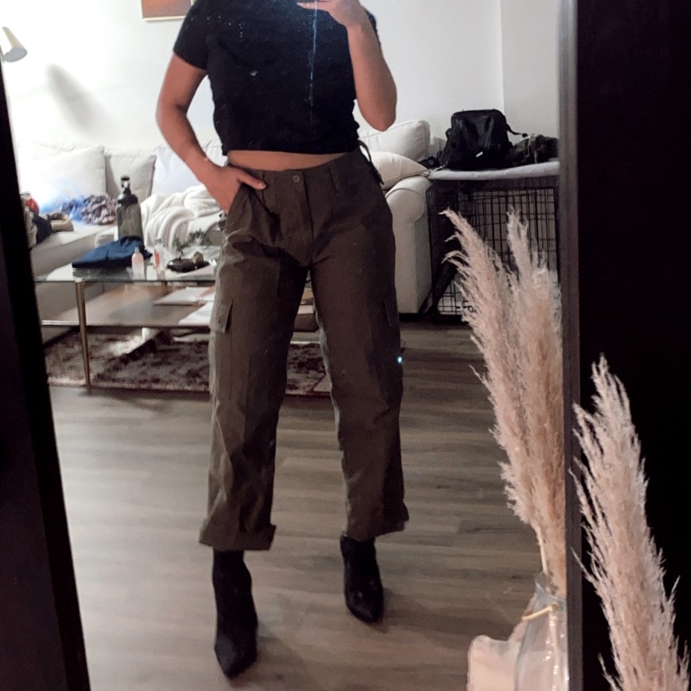 Urban Outfitters Green Cargo Pants